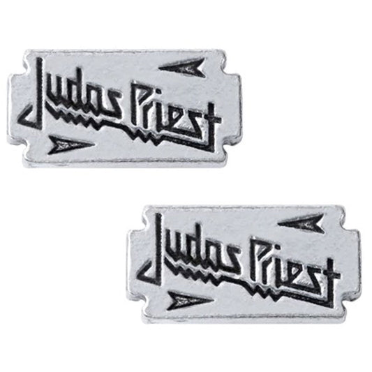 Judas Priest Razorblade Studs Earrings