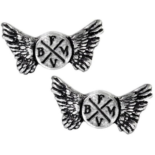 Bullet For My Valentine Wings Logo Studs Earrings