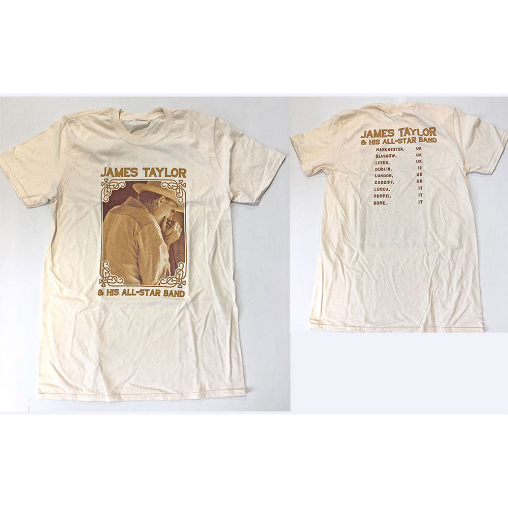 James Taylor 2018 Tour Harmonica (Ex.Tour/Back Print) T-shirt