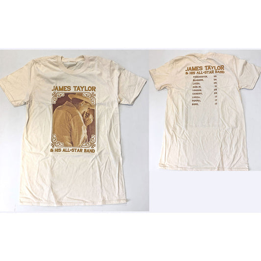 James Taylor 2018 Tour Harmonica (Ex.Tour/Back Print) T-shirt