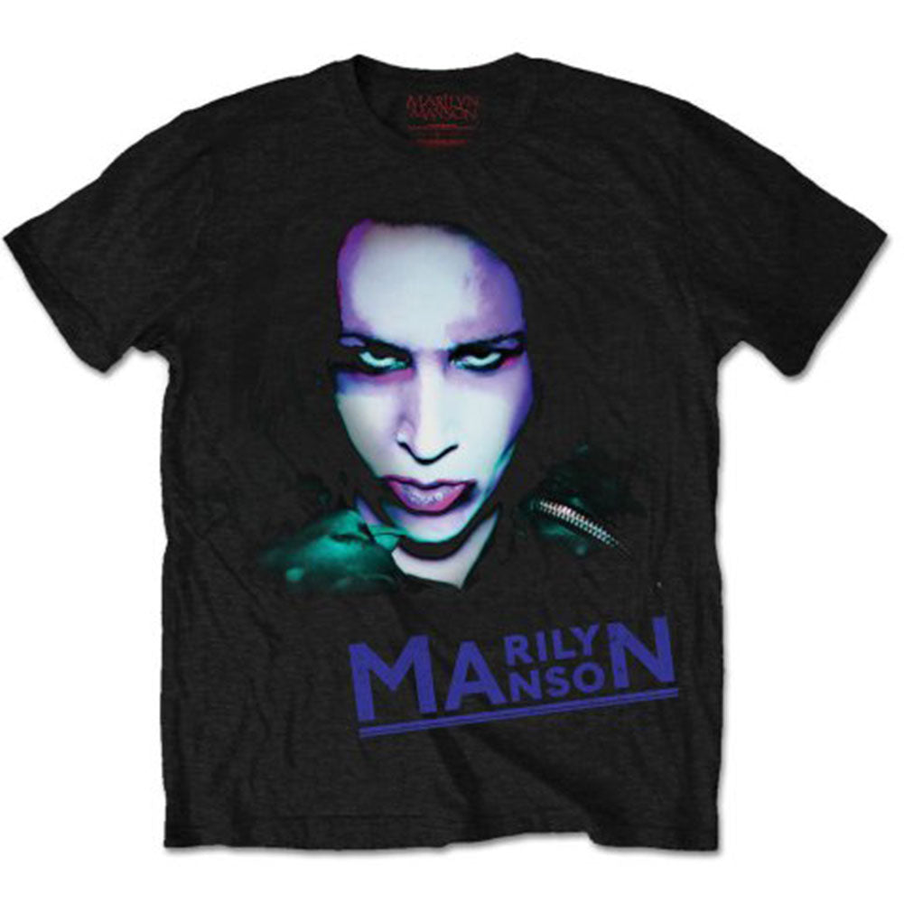Marilyn Manson Oversaturated Photo Slim Fit T-shirt