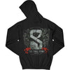 Zippered Hooded Sweatshirt