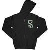 Zippered Hooded Sweatshirt