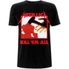 Kill 'Em All Tracks (Back Print) Slim Fit T-shirt