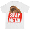 Stay Metal Sloth Slim Fit T-shirt