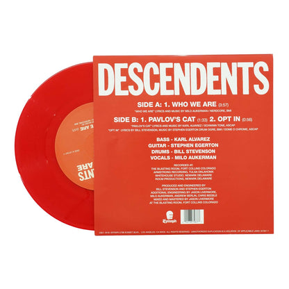 Descendents Who We Are 7" EP (Red) Vinyl