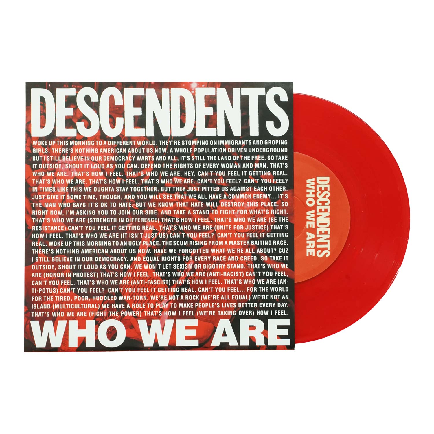 Descendents Who We Are 7" EP (Red) Vinyl