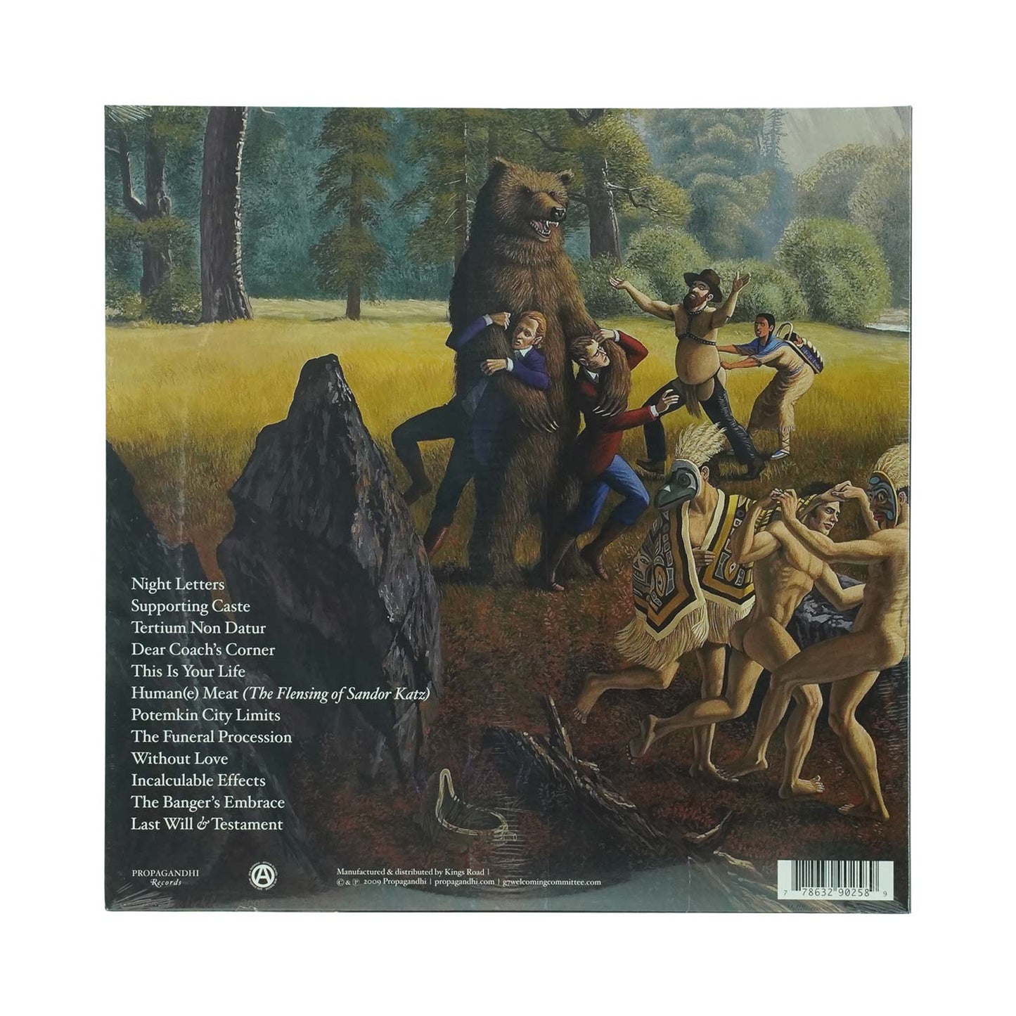 Propagandhi Supporting Caste Vinyl (Black) Vinyl