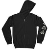 Zippered Hooded Sweatshirt