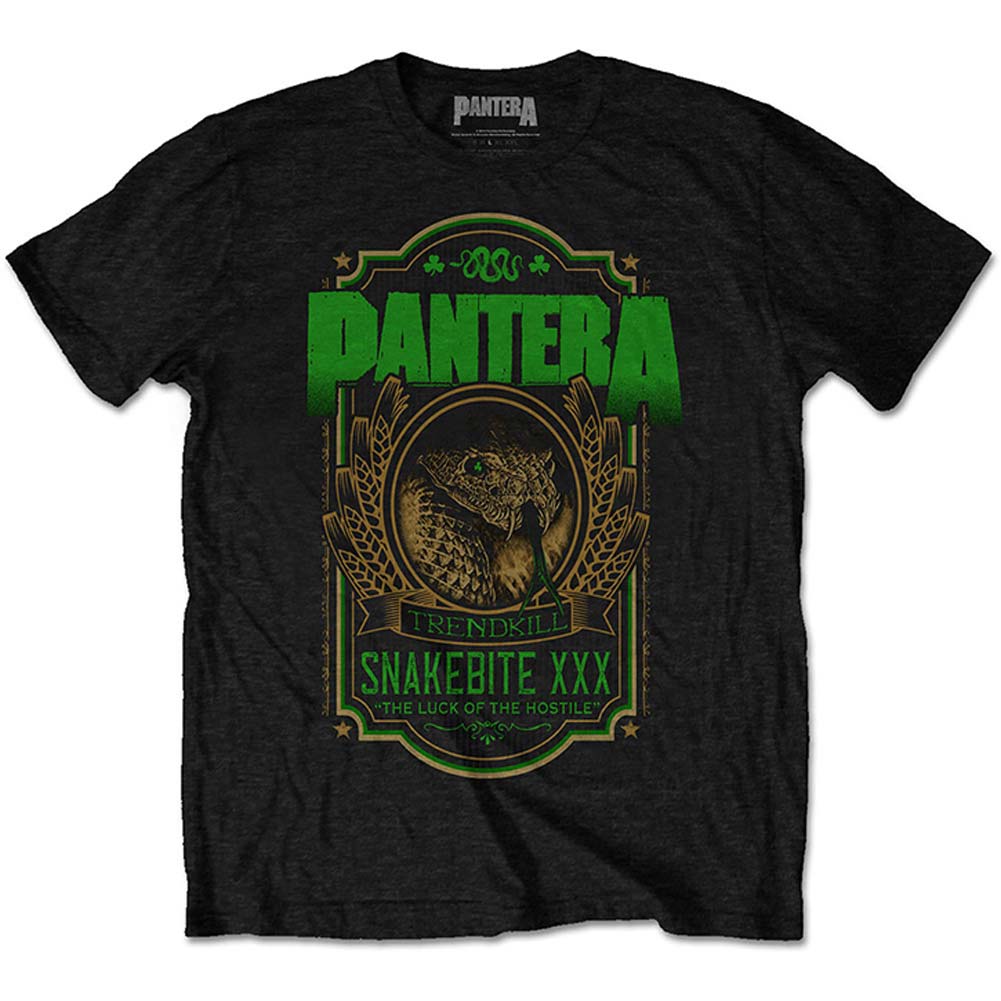 Pantera Snakebite XXX Label Slim Fit T-shirt 414211 | Rockabilia Merch ...