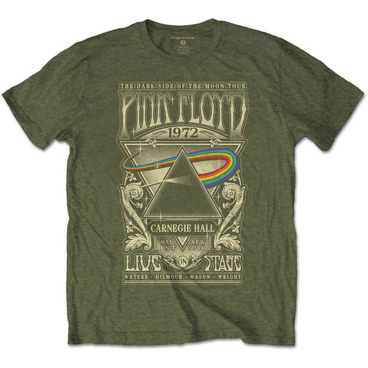Pink Floyd Carnegie Hall Poster Slim Fit T-shirt