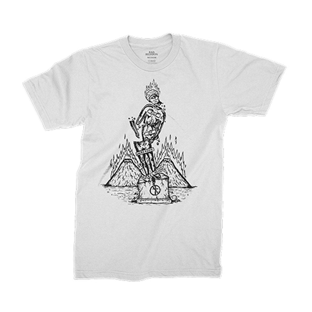 Bad Religion Statue White Tee T-shirt