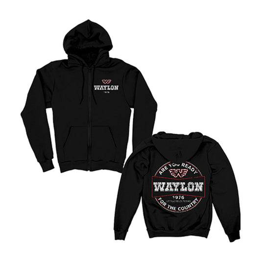 Are You Ready Zip Hood Zippered Hooded Sweatshirt