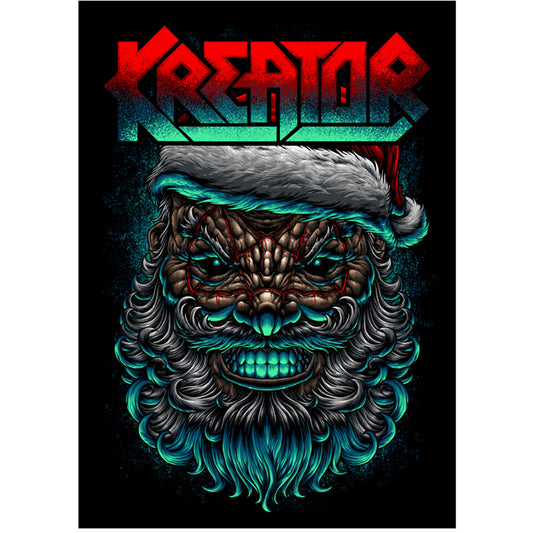 Kreator Santa Is Real Greeting Card