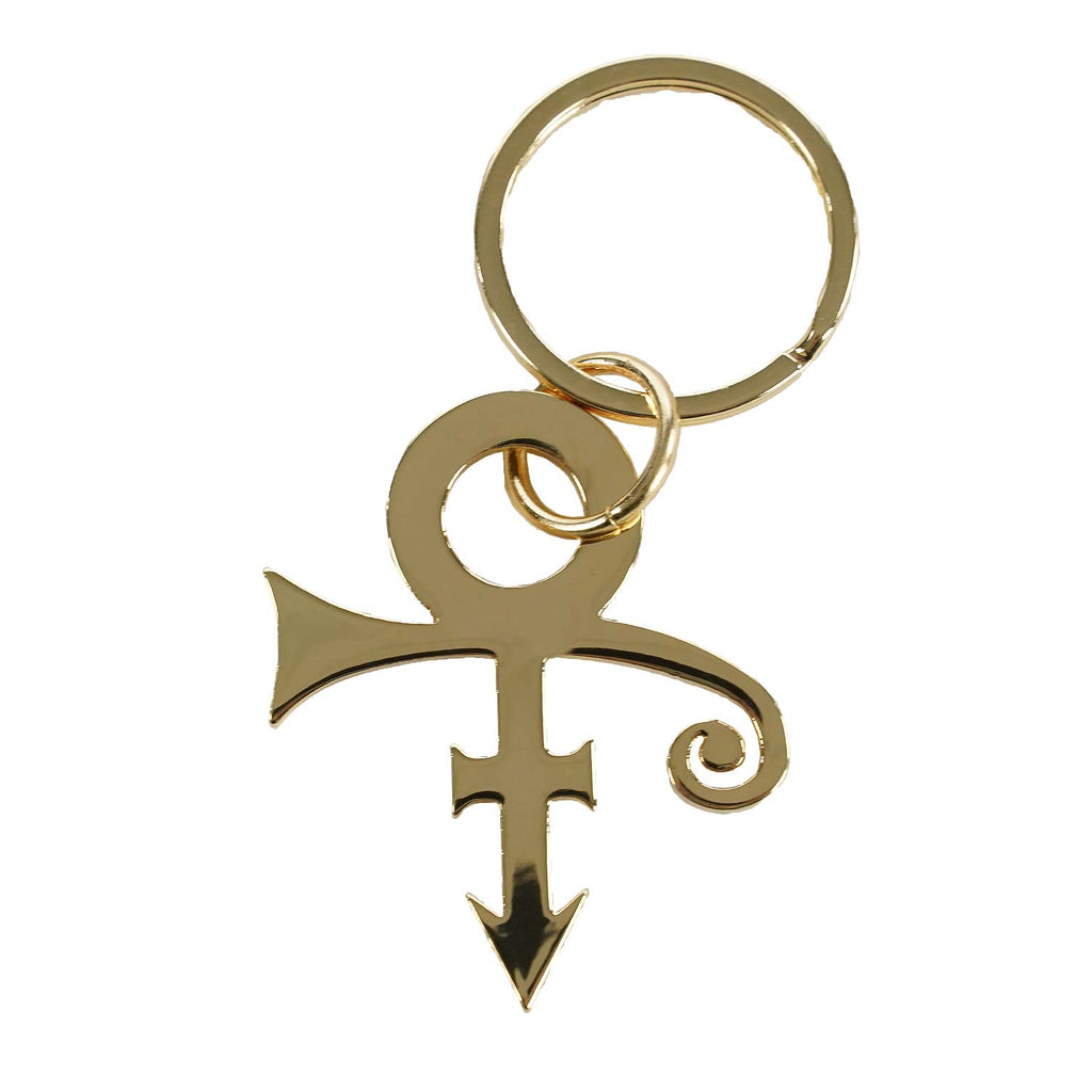Prince Gold Love Keychain Metal Key Chain 414537 | Rockabilia Merch Store