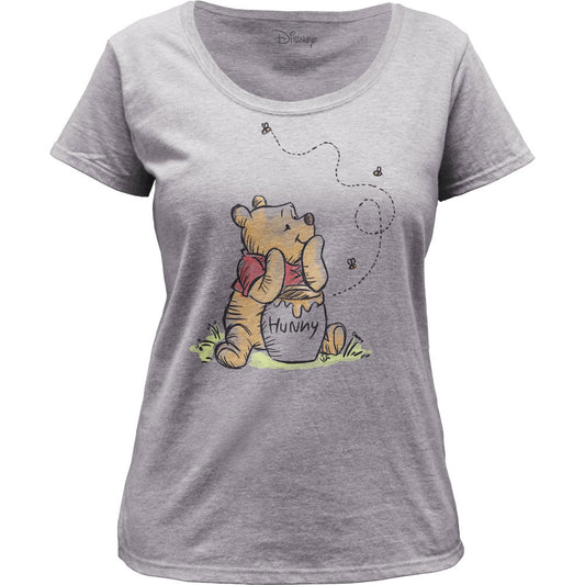 Hunny Bees Women's Scoopneck Tee Junior Top