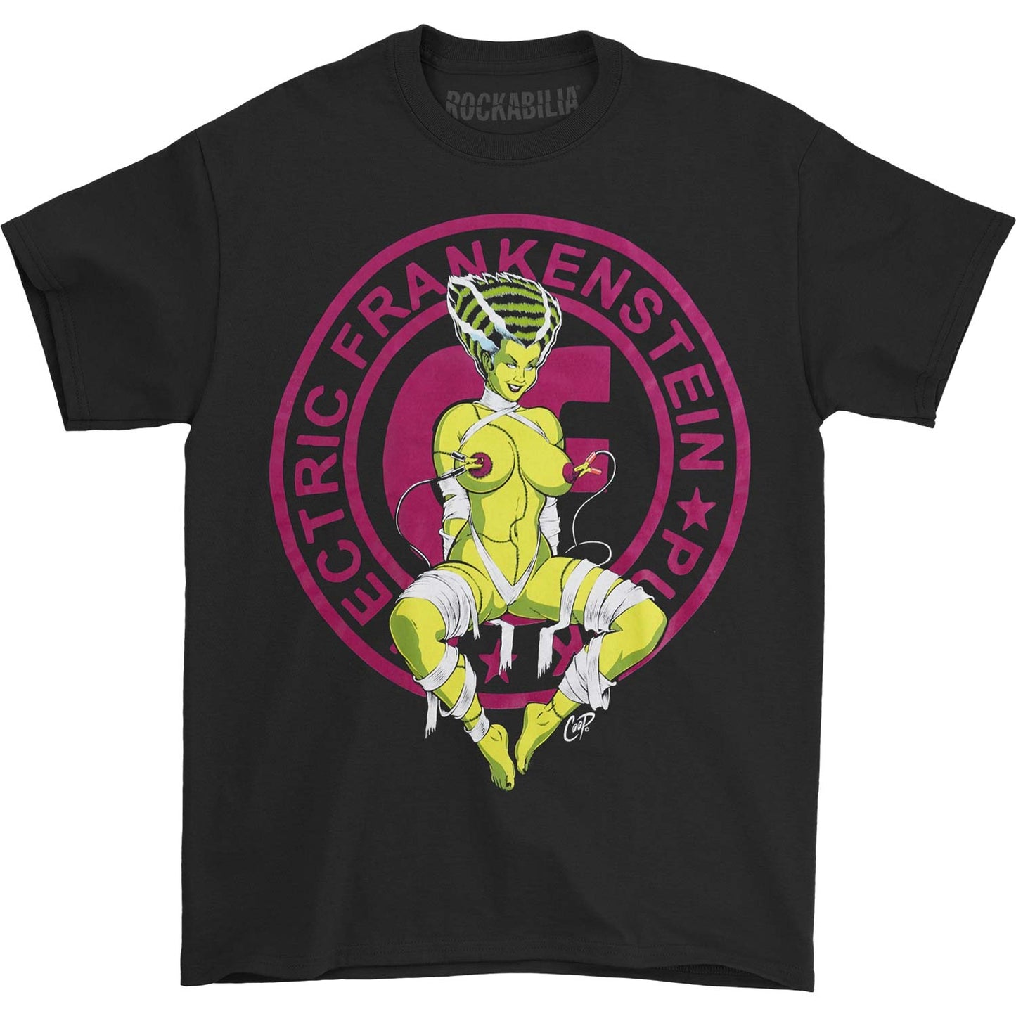 Electric Frankenstein Frank's Wife T-shirt