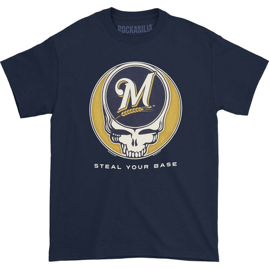 Grateful Dead Grateful Dead Steal Your Base Team Color Milwaukee Brewers T-shirt