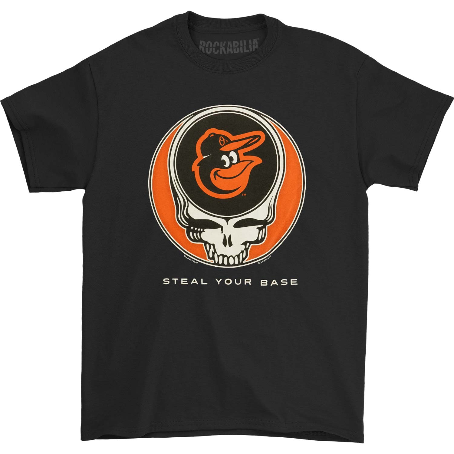 Grateful Dead Steal Your Base Team Color Baltimore Orioles T-shirt