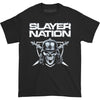 Slayer Nation 2014 Dates (Ex-Tour with Back Print) Slim Fit T-shirt