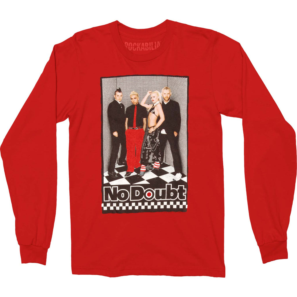 No Doubt Group on Red Long Sleeve