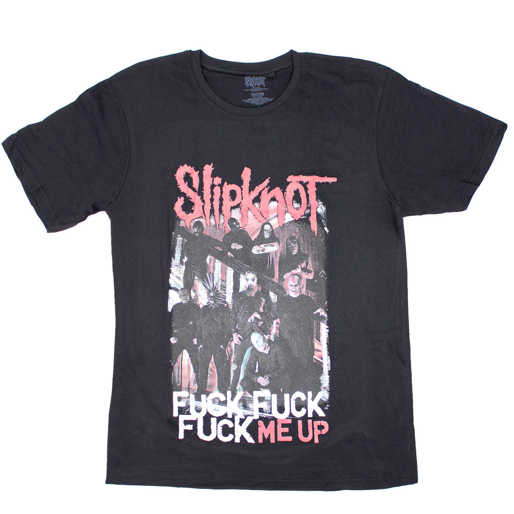 Slipknot Fuck Me Up (Back Print) Slim Fit T-shirt