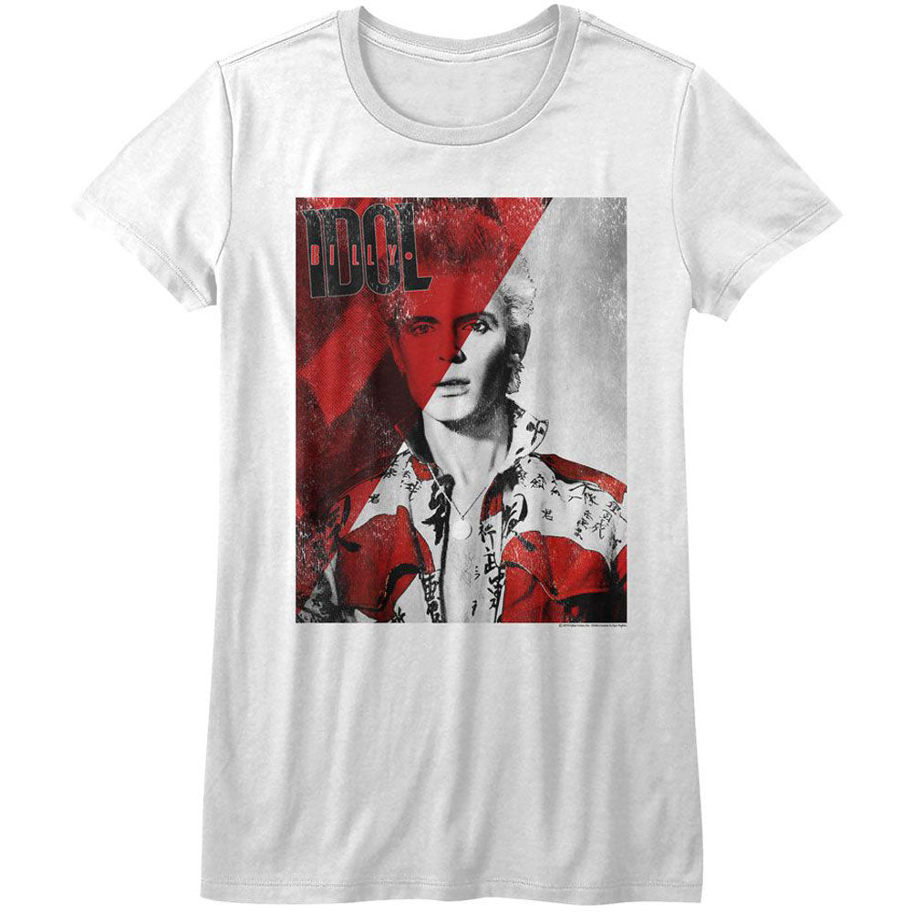 Billy Idol Red All Over Junior Top