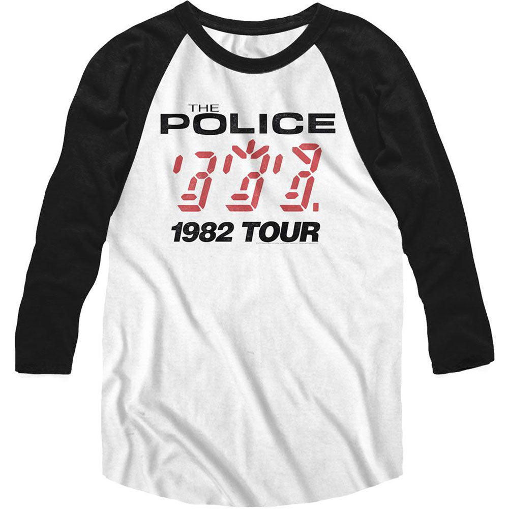 Police 1982 Tour Baseball Jersey