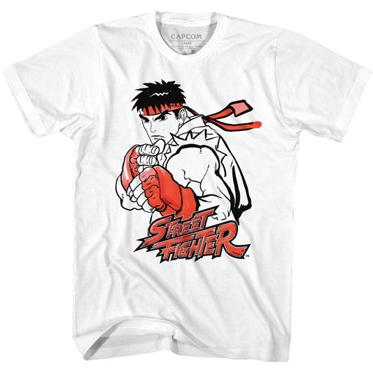 Street Fighter Ryu Red T-shirt