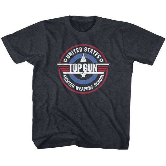 Top Gun Weapons School Kids Childrens T-shirt
