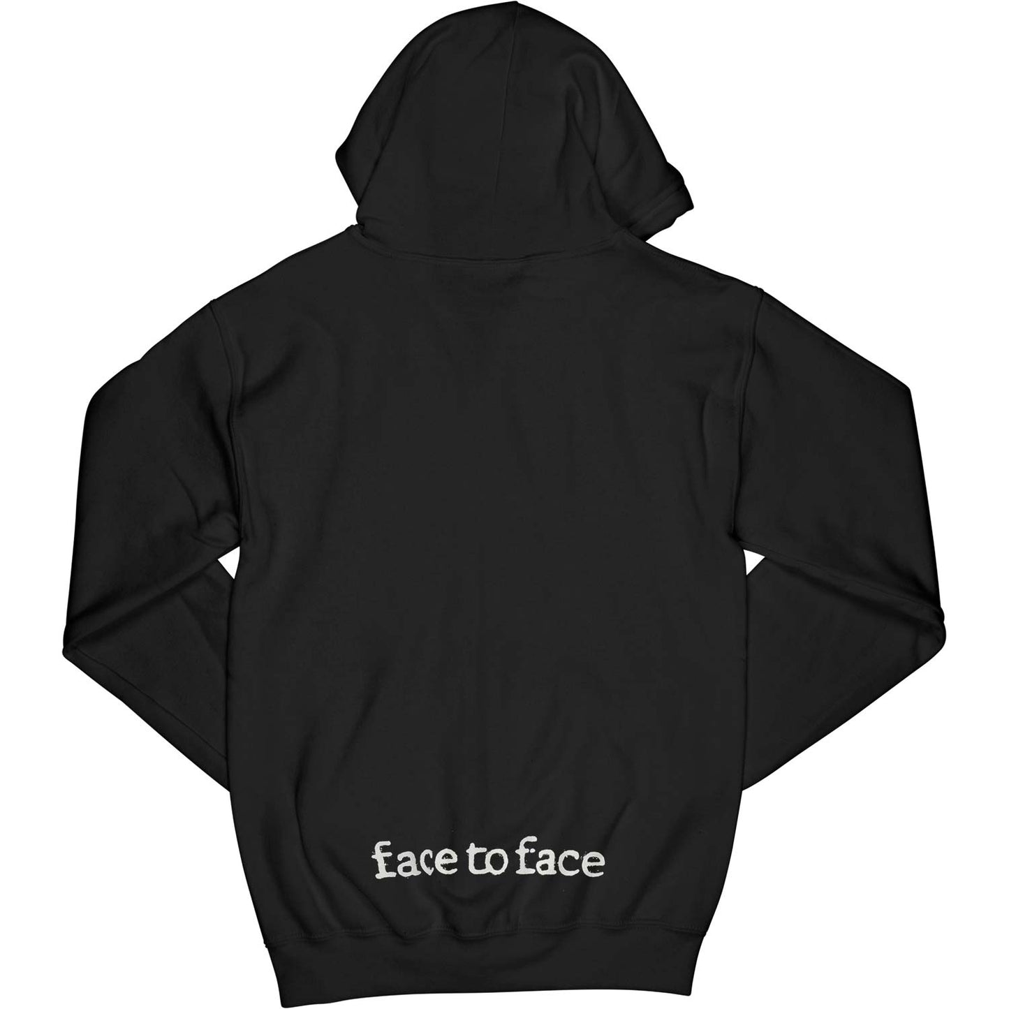 Face To Face Zippered Hooded Sweatshirt