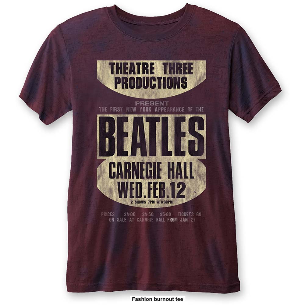 Beatles Carnegie Hall (Burn Out) Vintage T-shirt