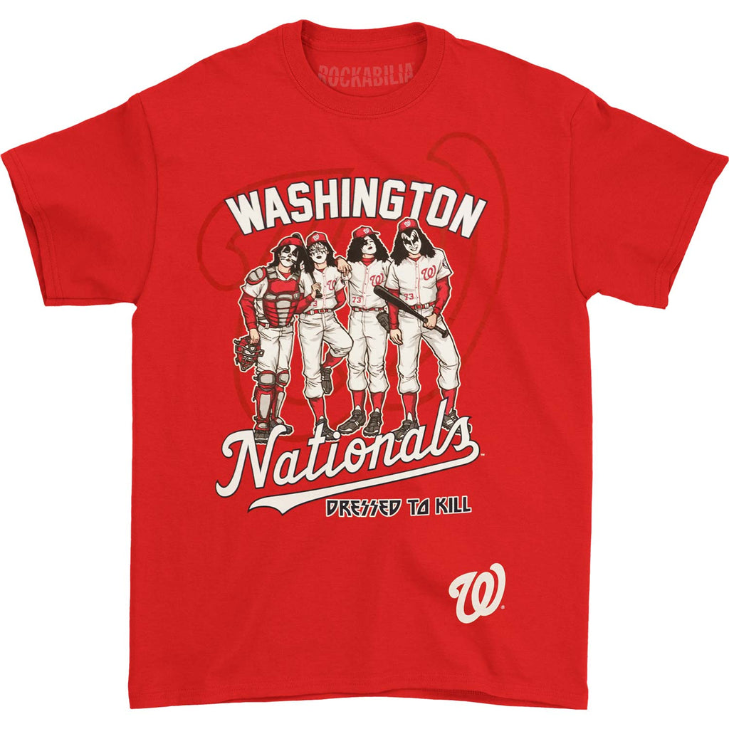 KISS Washington Nationals Dressed To Kill T-shirt
