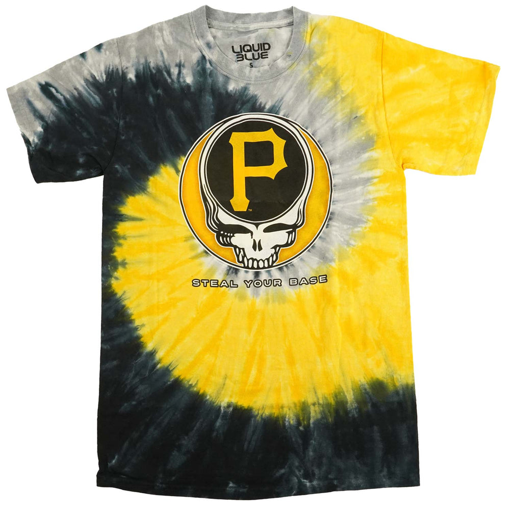 Pittsburgh Pirates Steal Your Base Black Athletic T-Shirt