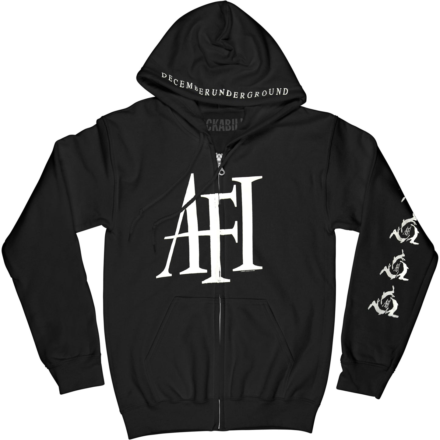 AFI Zippered Hooded Sweatshirt