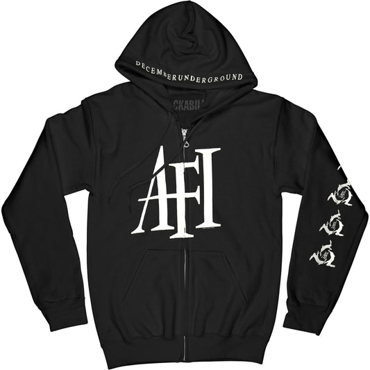 AFI Zippered Hooded Sweatshirt