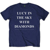 Lucy in the sky with diamonds (Back Print) Slim Fit T-shirt