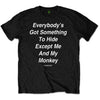 Me and My Monkey (Back Print) Slim Fit T-shirt