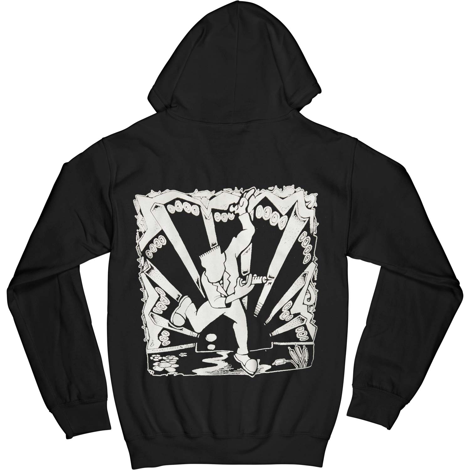 Suicide Machines Zippered Hooded Sweatshirt