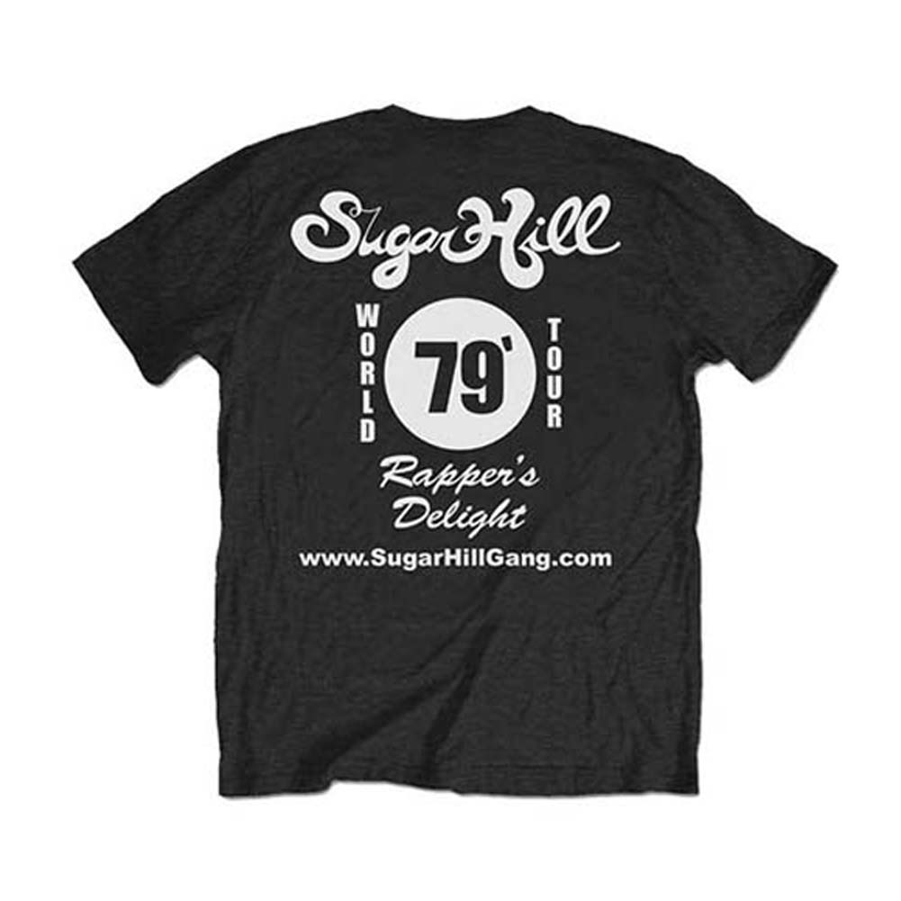 Sugar Hill Gang Rappers Delight Tour (Back Print) Slim Fit T-shirt