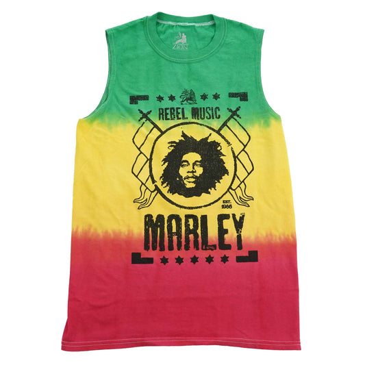 Rebel Dipdye Muscle Junior Top