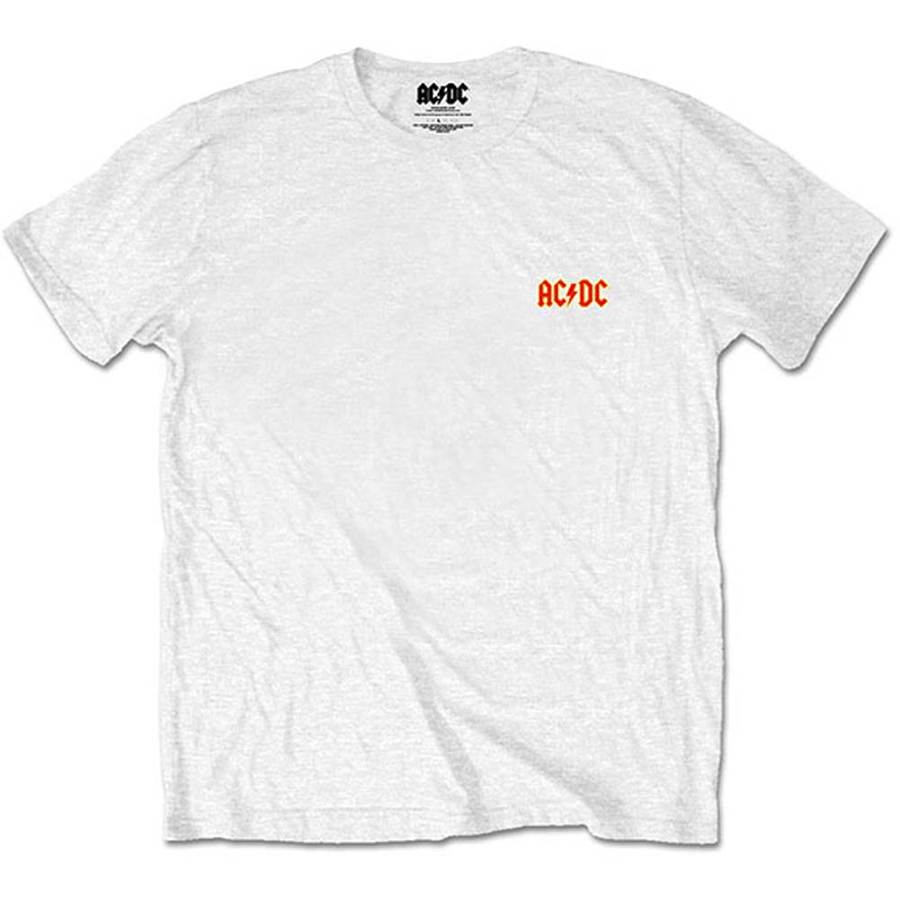 AC/DC Logo (Back Print/Retail Pack) Slim Fit T-shirt | AC/DC Merch Store