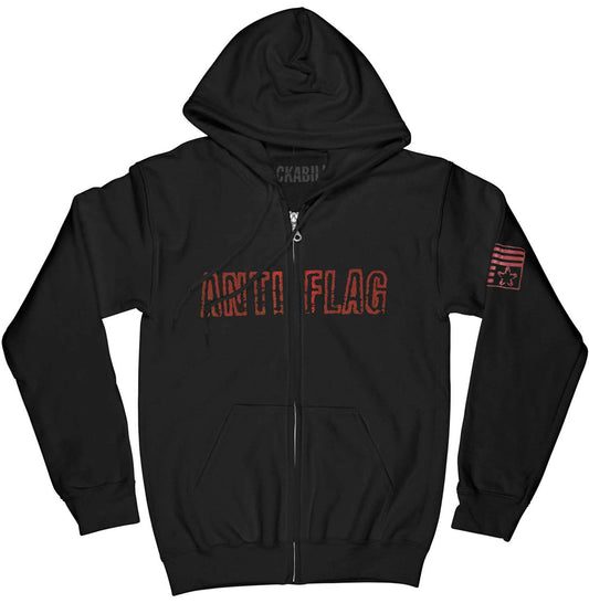Anti-Flag Zippered Hooded Sweatshirt