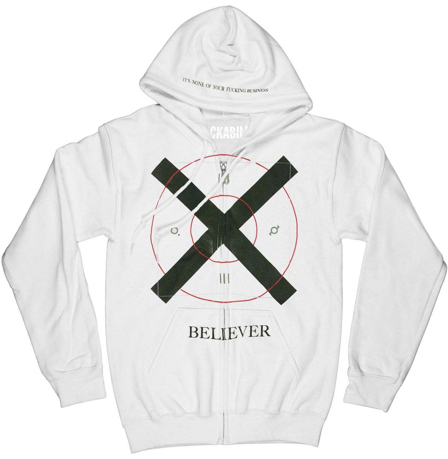 30 Seconds To Mars Zippered Hooded Sweatshirt