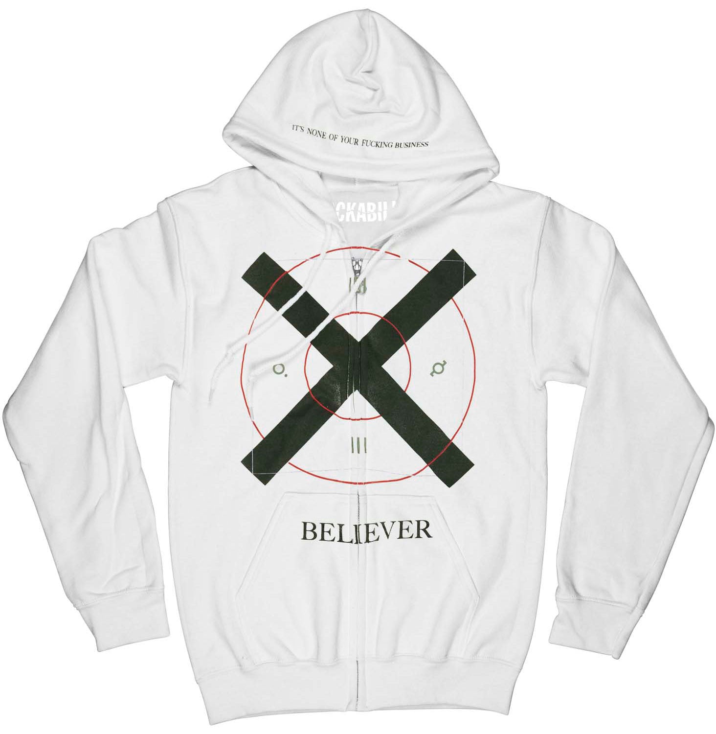 30 Seconds To Mars Zippered Hooded Sweatshirt