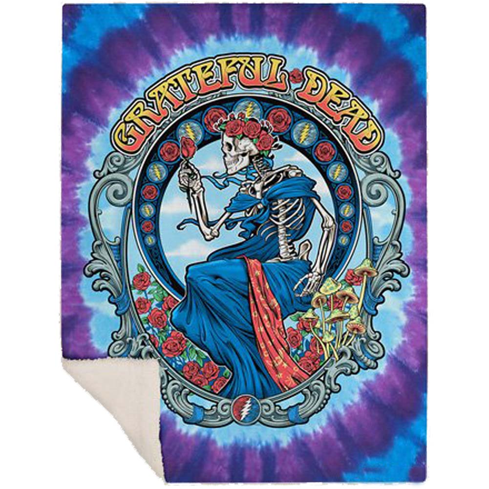 Grateful Dead Vintage Bertha Fleece Blanket