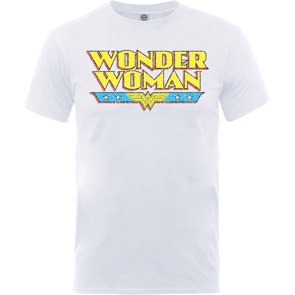 Wonder Woman Logo Crackle T-shirt