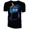 10th Doctor Sitting on Tardis Space T-shirt