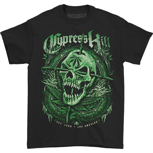 Cypress Hill EST 1988 Green Skull T-shirt