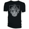Cyberman Faces Head Black & White T-shirt